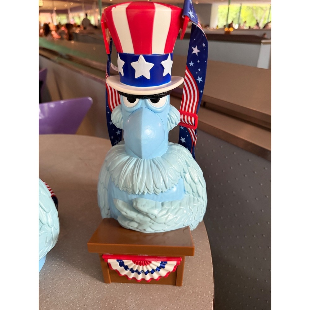Disney Parks Sam Eagle Muppets Popcorn Bucket Walt Disney World Patriotic New